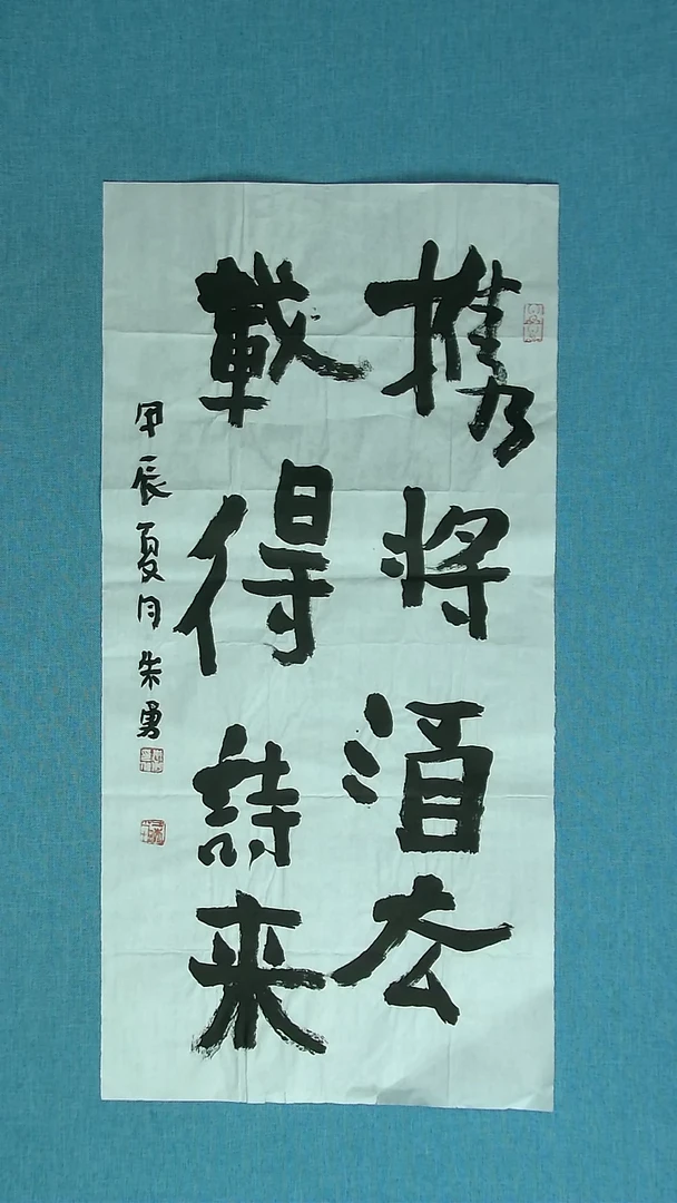 【闪购商品】书法344  安徽朱勇中书协69*34
