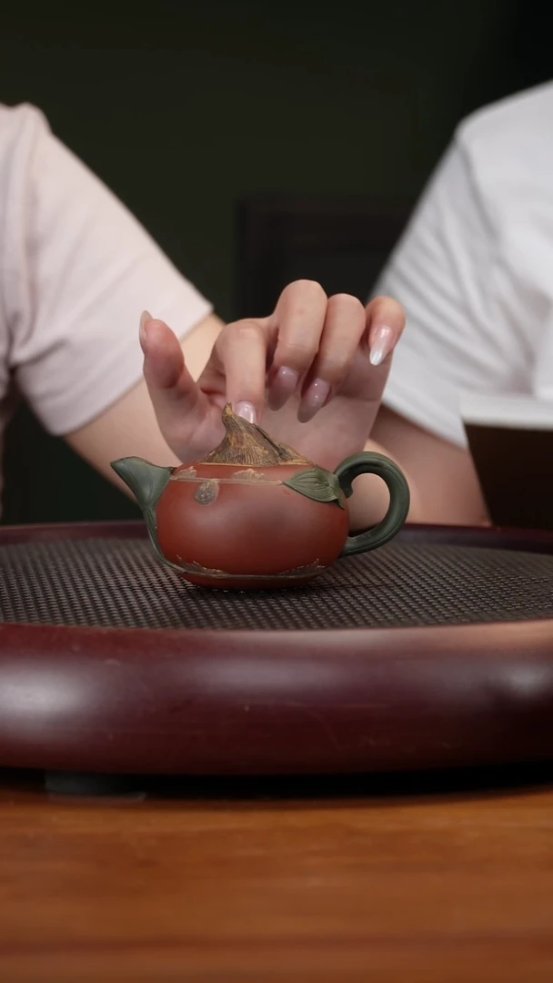 茶壶紫砂32GJF小荸荠 160cc