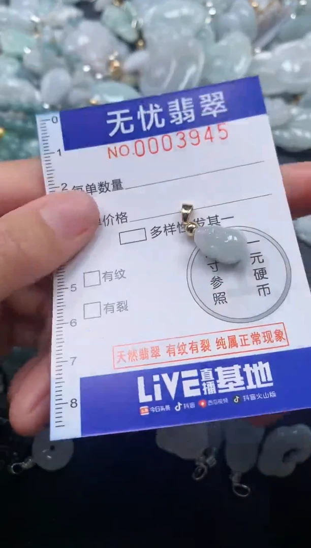 颈饰未镶嵌翡翠3945