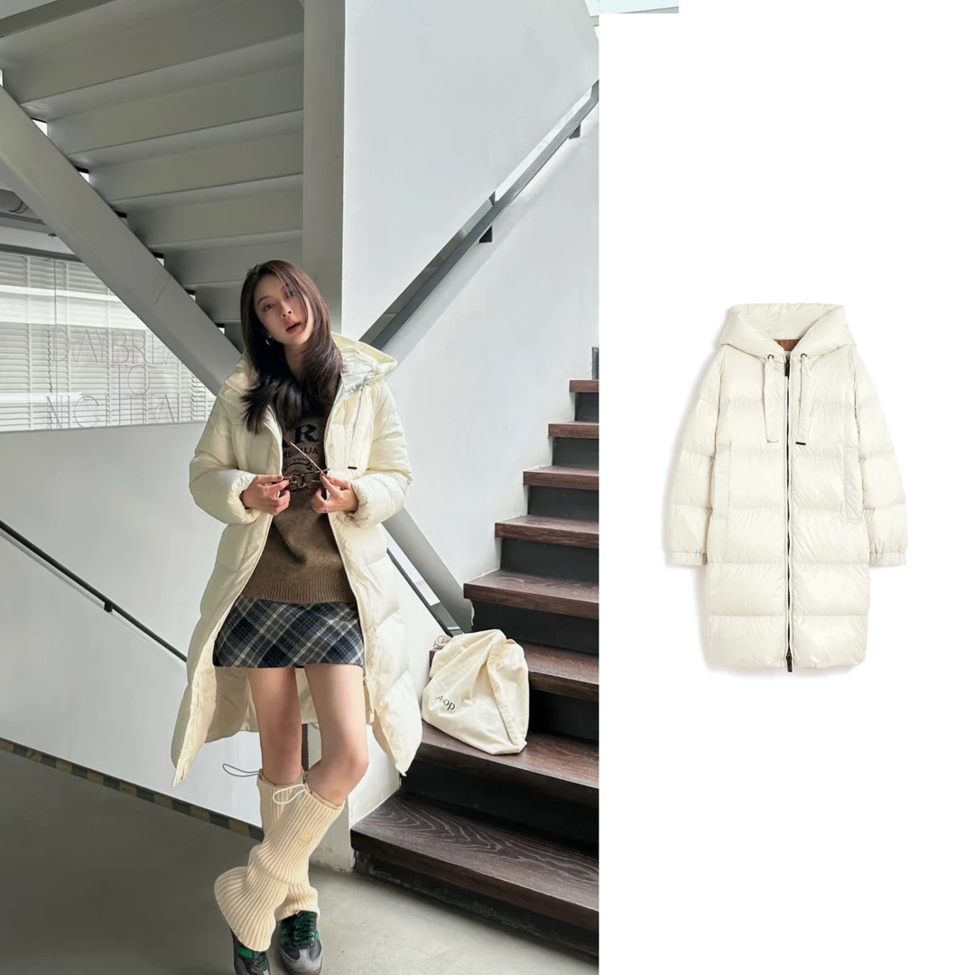 未使用 MaxMara 国现 百搭气质长款羽绒服 MF0064
