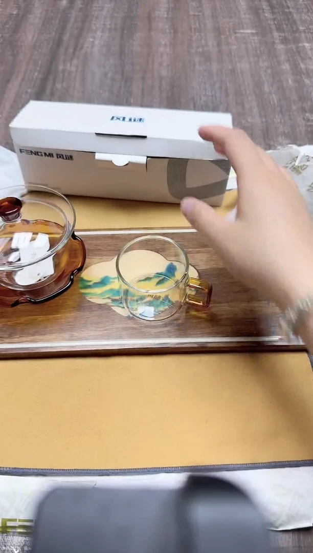 其他荷悦盖碗琥珀色+臻悦杯琥珀色