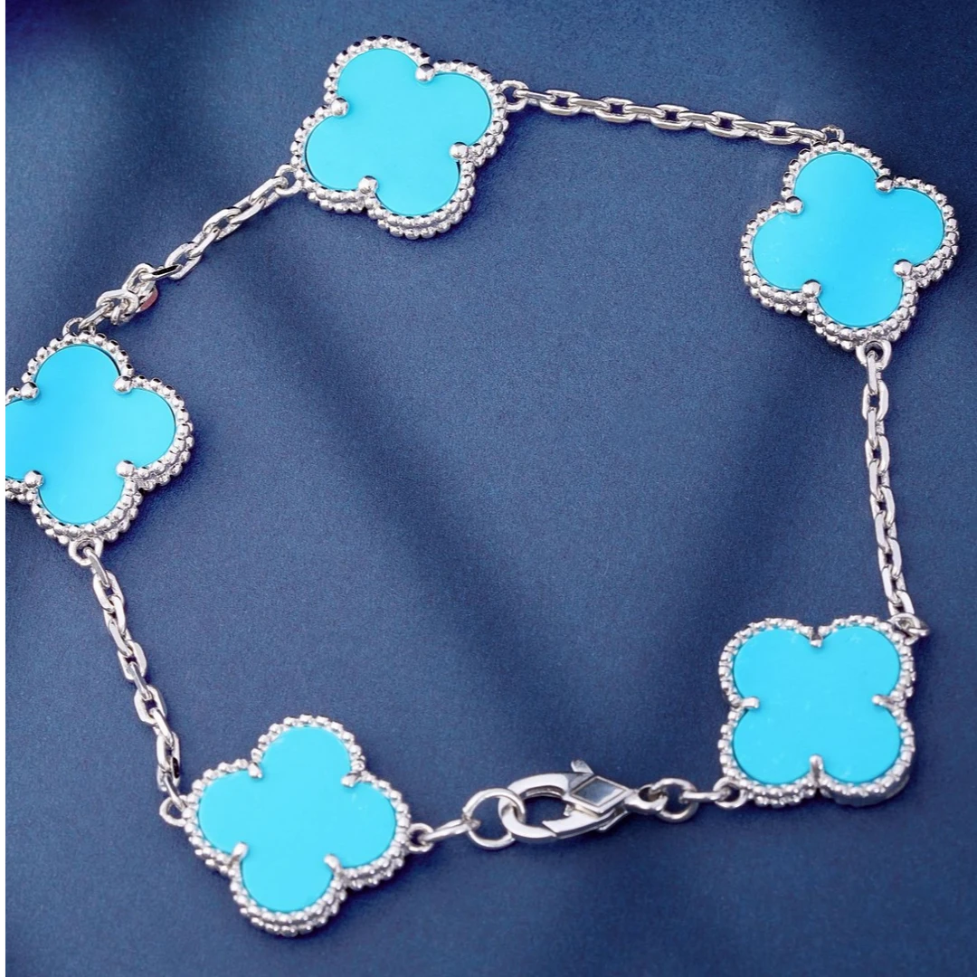 925银合成锆石手链 【松松五花手链】S211