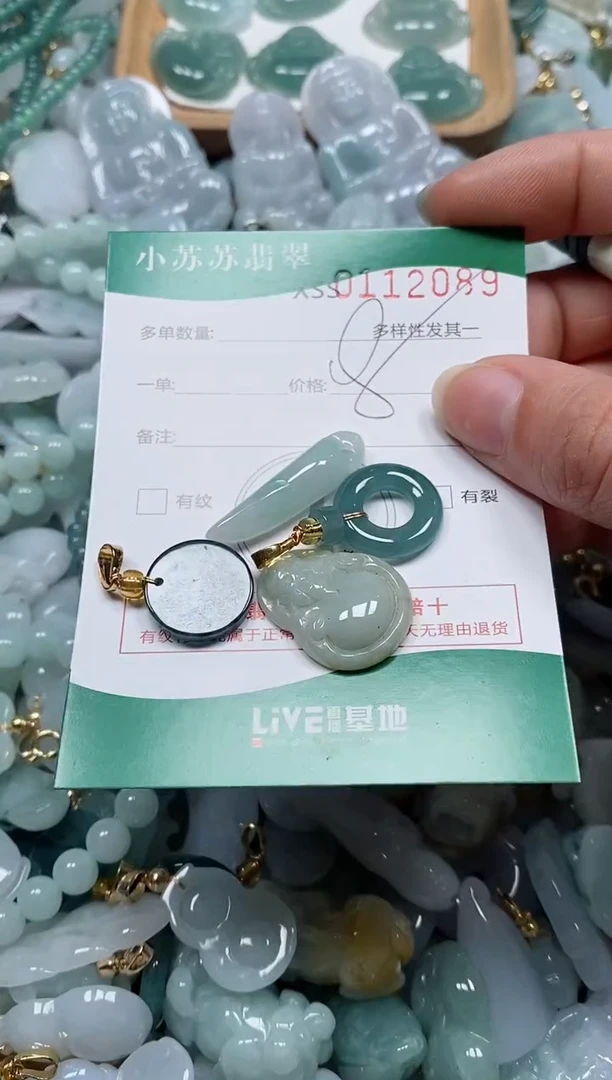 【闪购商品】翡翠颈饰未镶嵌闪购商品0112089