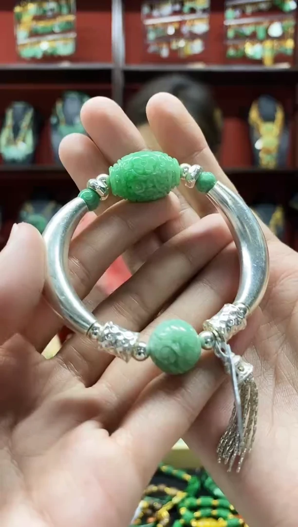 颈饰未镶嵌翡翠翡翠手串