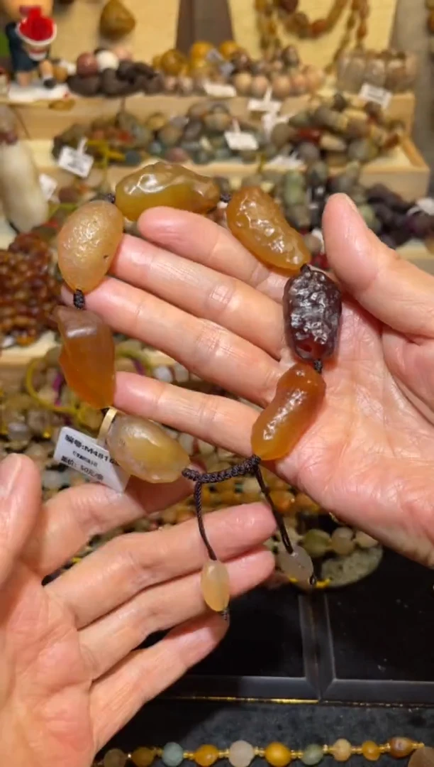 未镶嵌手链玛瑙/玉髓九里红玛瑙手串