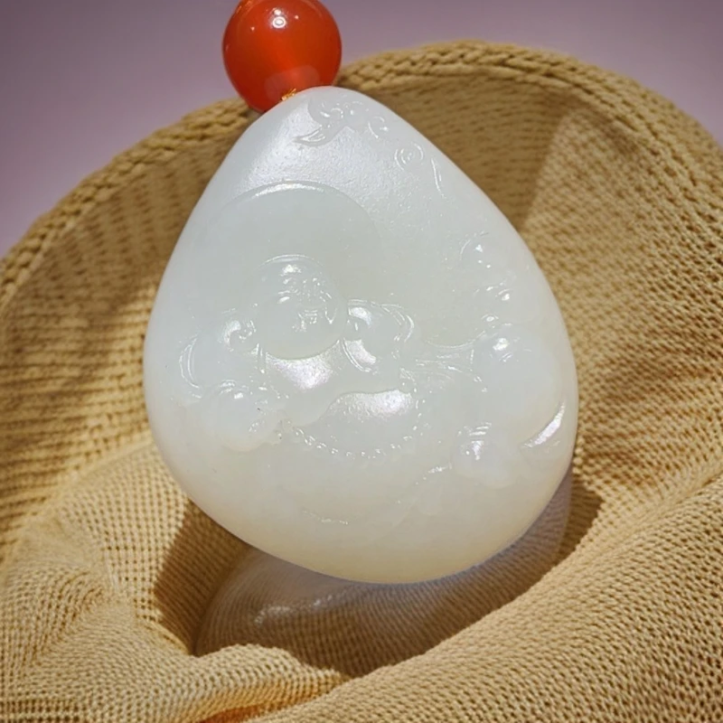 和田玉未镶嵌吊坠(不含链)