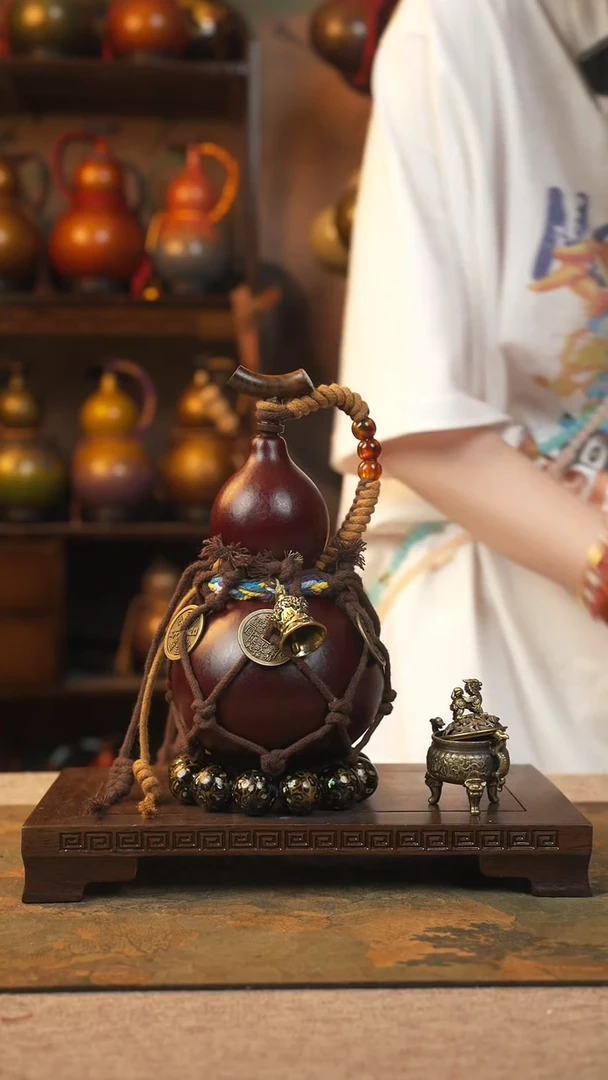 388大漆葫芦一物一拍记葫堂出品不带手串