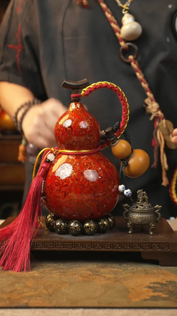 182大漆一物一拍记葫堂出品【不带手串】