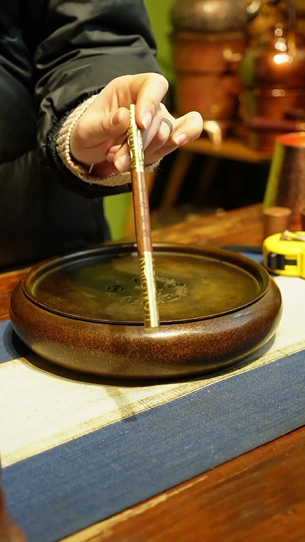 【闪购商品】黄铜金箍棒茶针（冲之雅器）