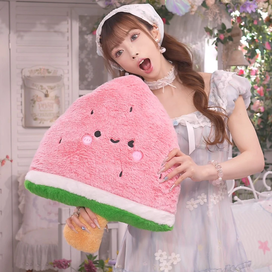 冰淇淋西瓜大抱枕沙发客厅床上抱枕靠垫办公室护腰垫腰枕装饰抱枕