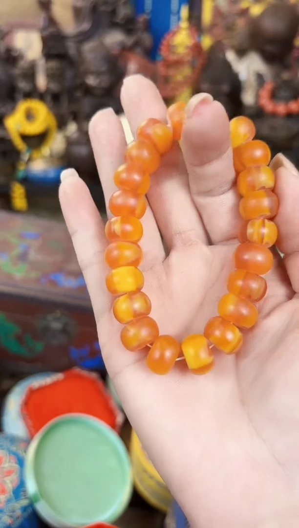 【闪购商品】蜜蜡手链未镶嵌岳卫铜器一号链接