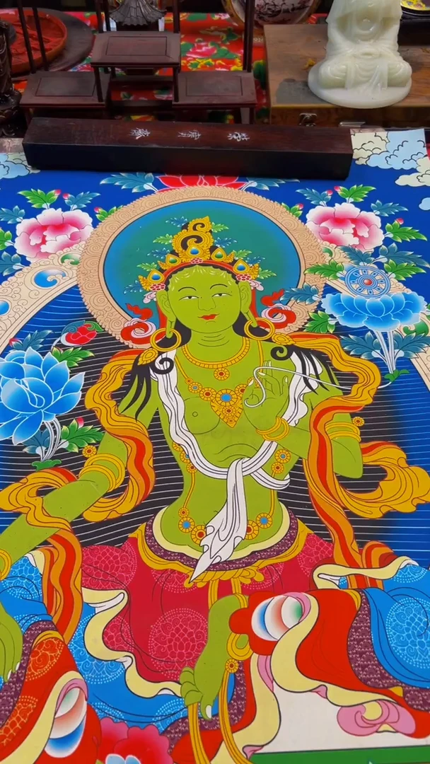 吊坠精品绘画手工唐卡链接-----