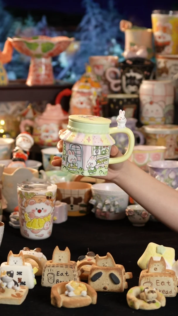 其他陶景德镇釉下彩手绘设计师款陶瓷