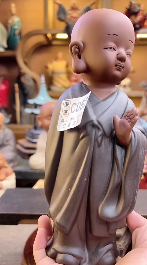 紫砂茶宠器闵茶宠摆件