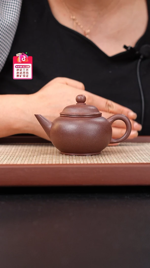 茶壶紫砂四号井底槽青水平180cc张雳