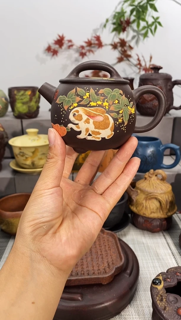 茶杯紫砂原矿紫砂壶