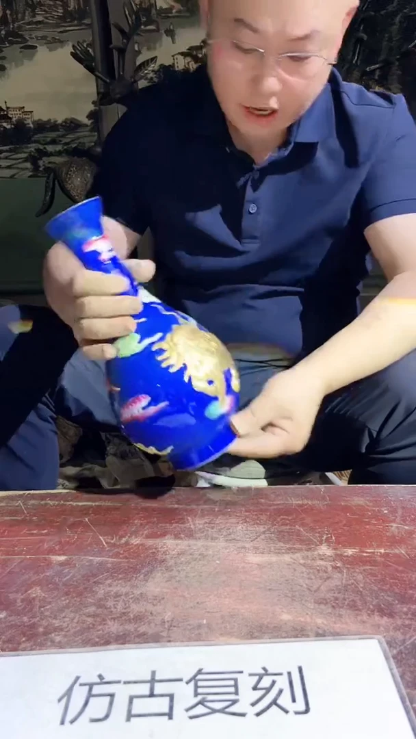 摆件景德镇陶瓷流水166