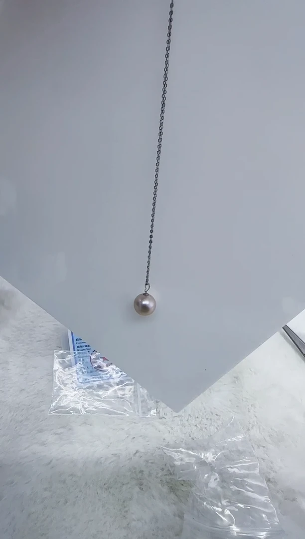 18K金镶嵌淡水珍珠DA珍珠吊坠11-12 a188