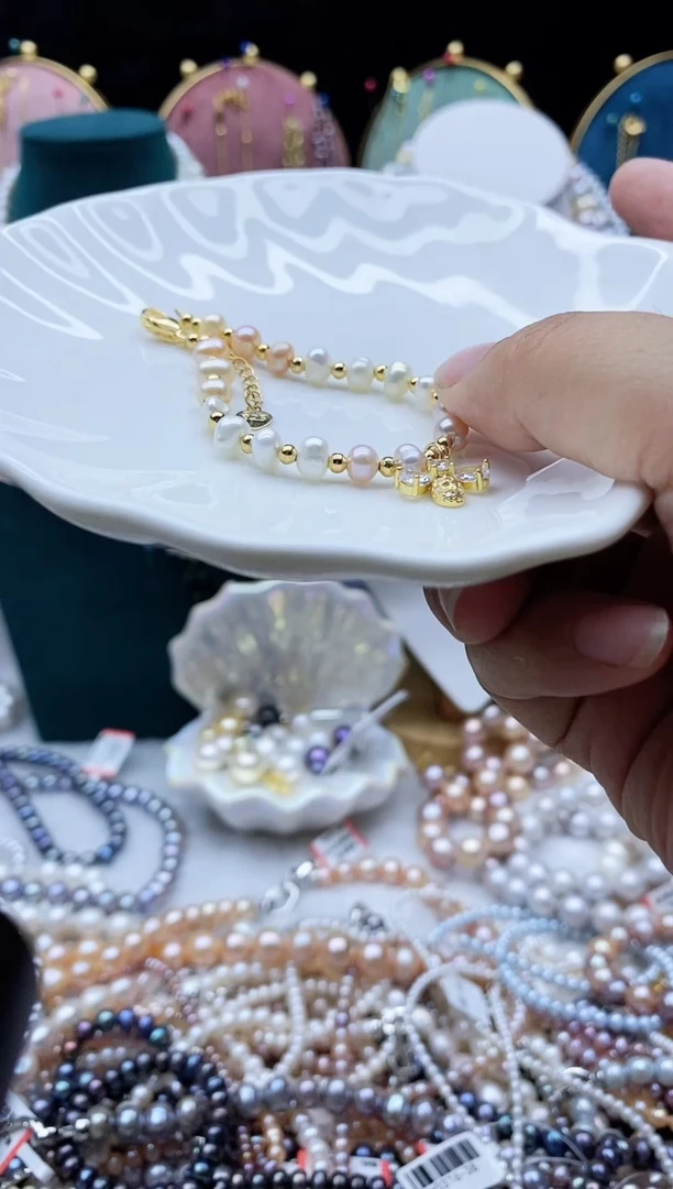 淡水珍珠手绳未镶嵌珍珠手链