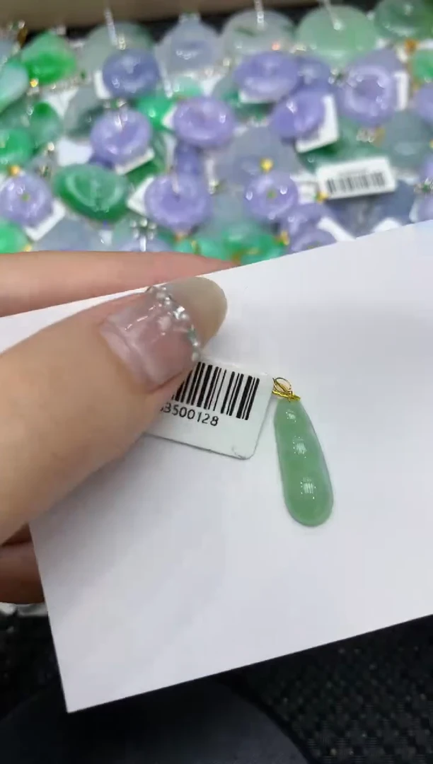 【闪购商品】翡翠颈饰18K金镶嵌222222222