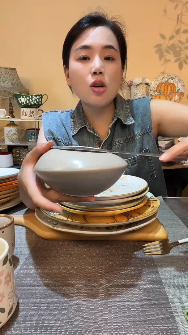 瓷片小号6英寸异形碗 微瑕介意勿拍