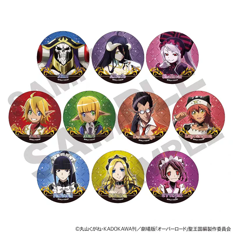 【正版日谷】overlord骨王tv吧唧徽章