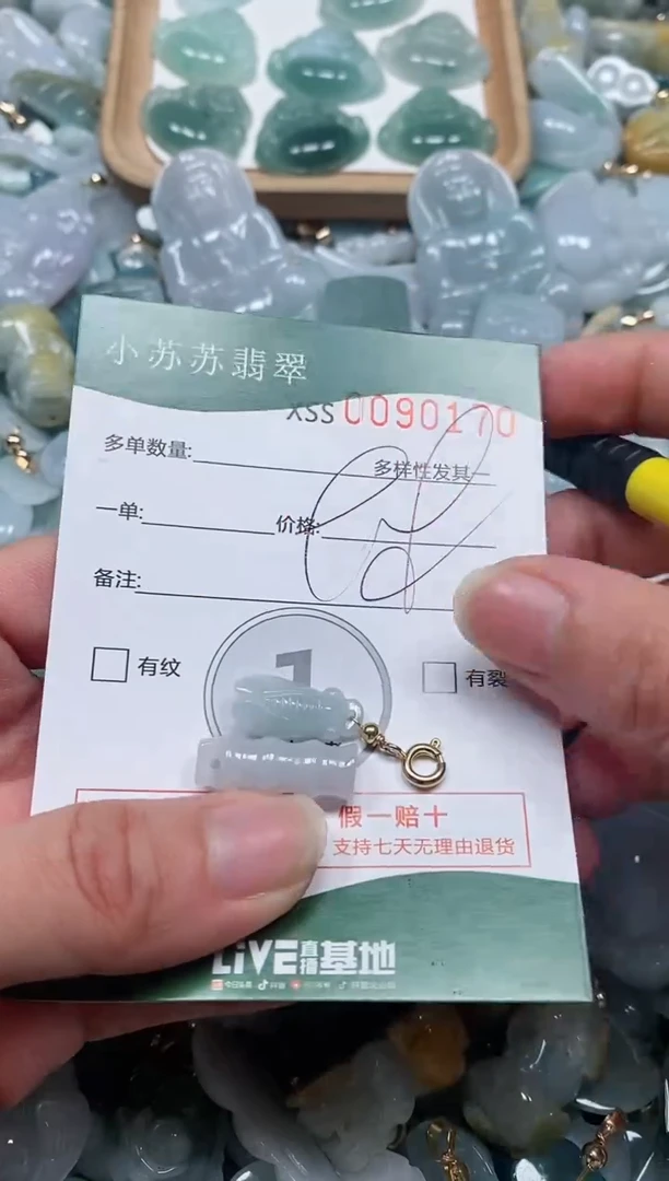 【闪购商品】翡翠颈饰未镶嵌闪购商品0090170