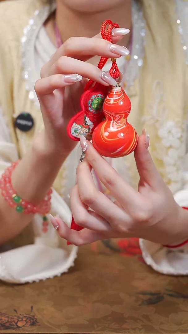 156漆艺工艺小葫芦29.9