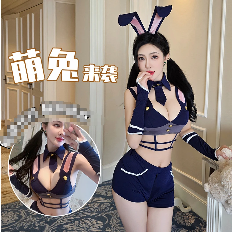 公主比基尼欧美空姐服装日系演出服jk套装dj胡桃连体2506