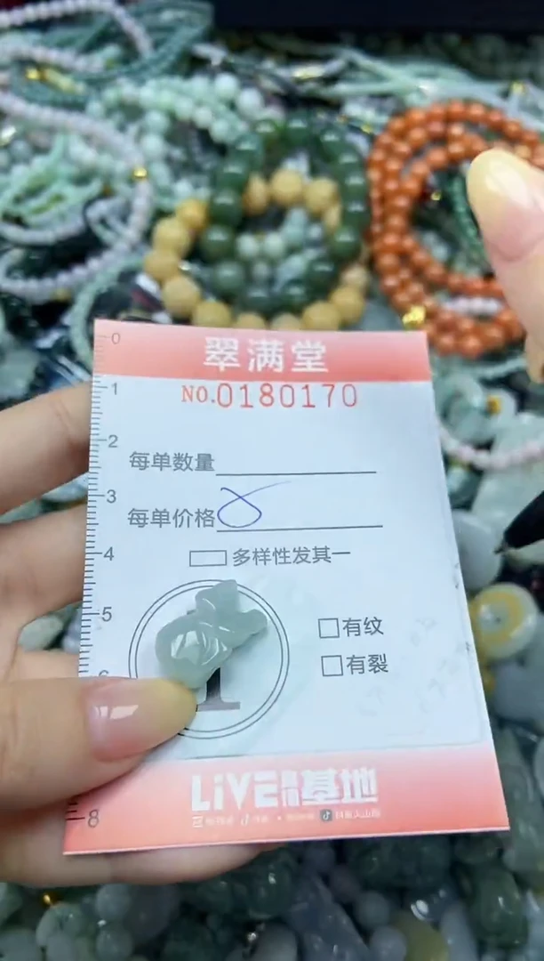 颈饰未镶嵌翡翠闪购0180170