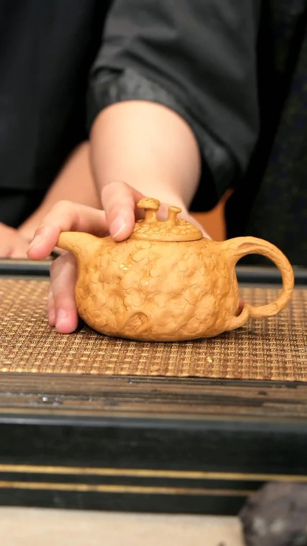 茶壶紫砂CHR27《供春》蟹黄段