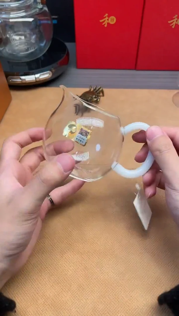 【闪购商品】晶彩/畅然茶海/白玉加茶巾。。