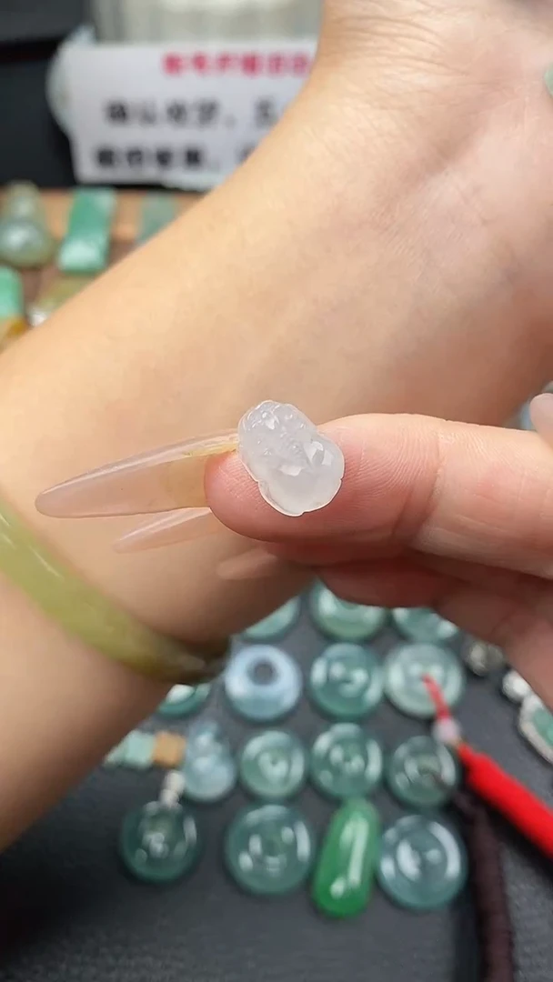 颈饰未镶嵌翡翠貔貅