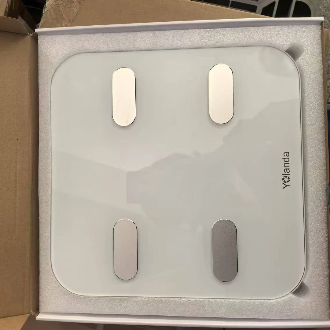 高货  白色电子秤体脂秤