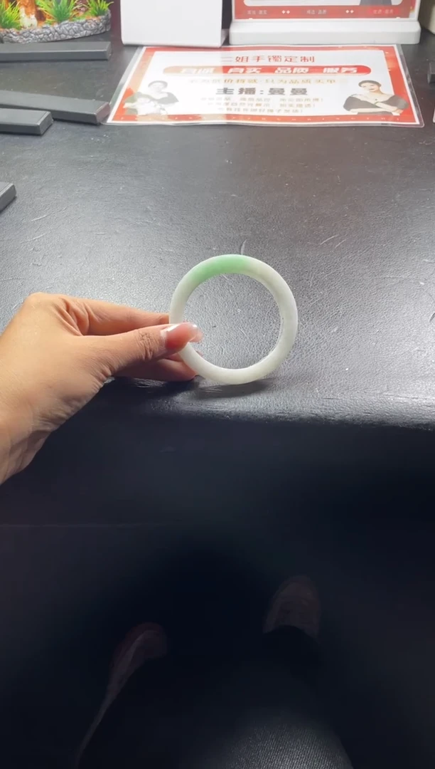 未镶嵌手镯定制翡翠糯**?正圈ABC14SZDZS