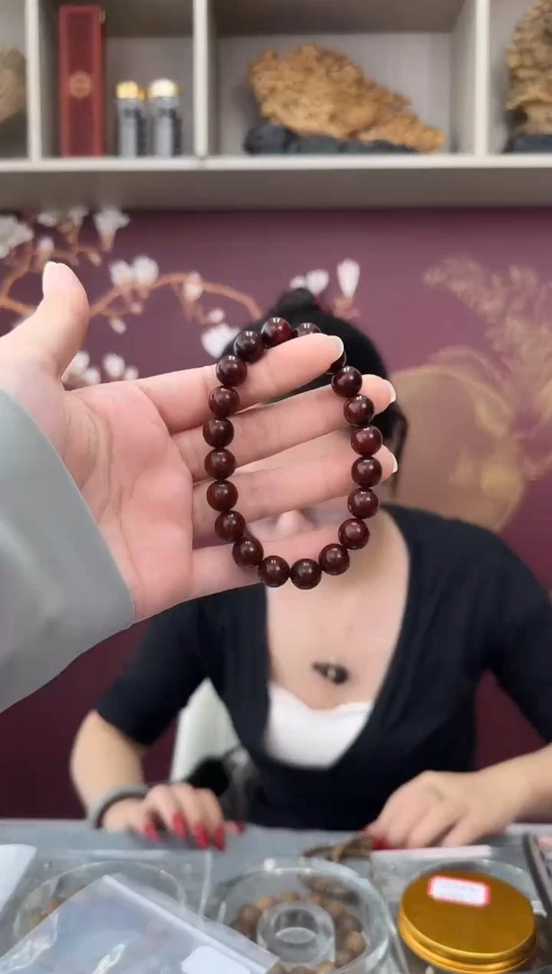 降真香手串/手链C*y1.0圆珠单圈金丝降真香