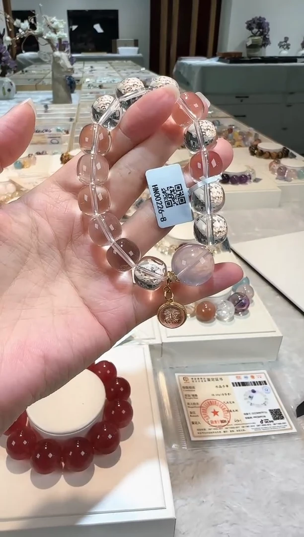 未镶嵌手串水晶手串