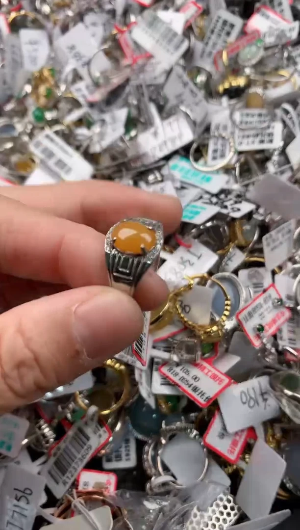 银S925镶嵌戒指翡翠4444-----5