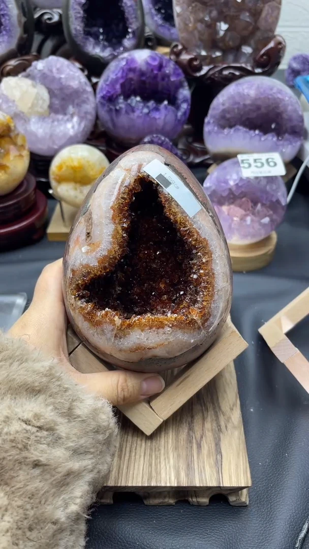 未镶嵌大型摆件（非配饰）紫晶561号龙蛋