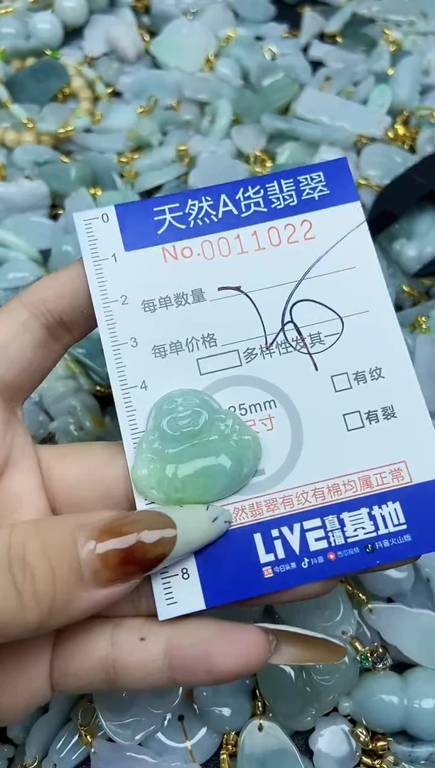 【闪购商品】翡翠颈饰未镶嵌天然A货翡翠