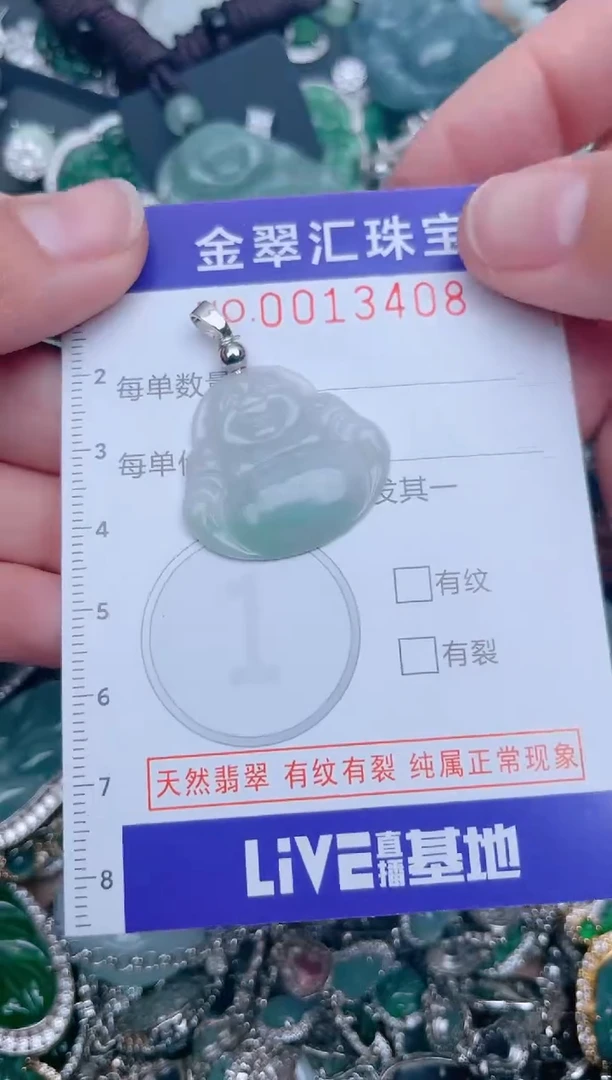 【闪购商品】翡翠颈饰未镶嵌13408....1