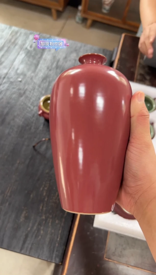 （预售）陈慧芳柴烧晓色云开梅瓶