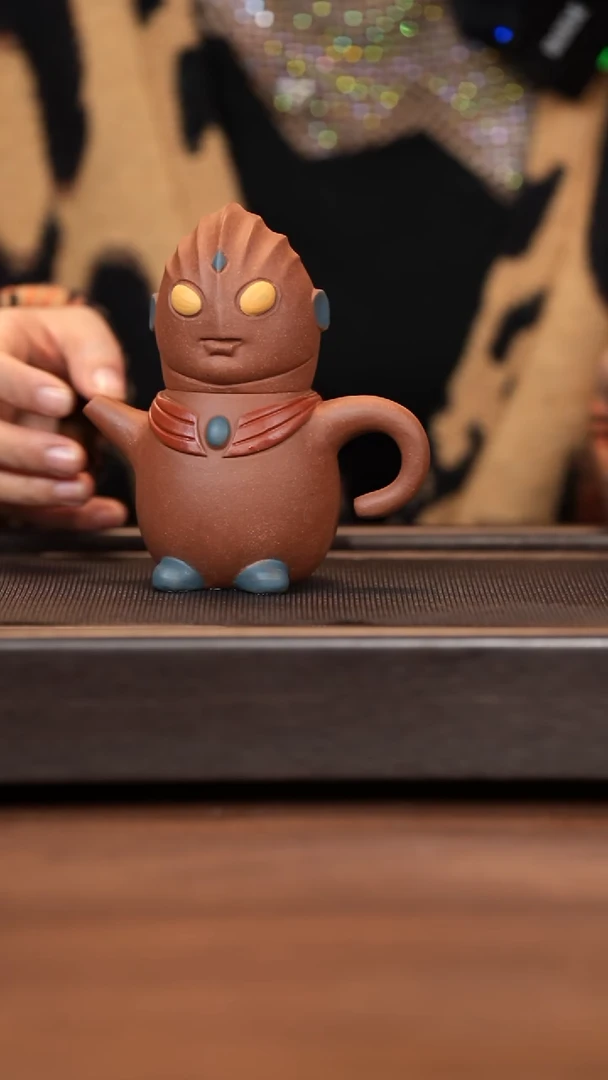 茶壶紫砂月亮紫砂 奥特曼 老宕口