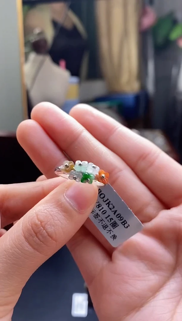 颈饰银S925镶嵌翡翠18003