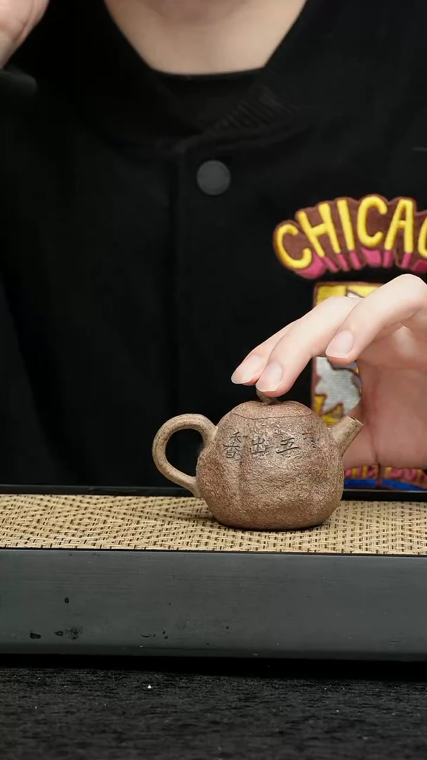 茶壶紫砂五堂 龙文小瓜（矮）