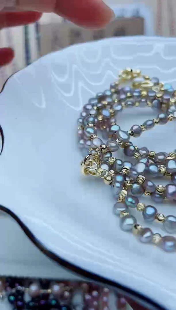 淡水珍珠手绳未镶嵌手链多样性发其一