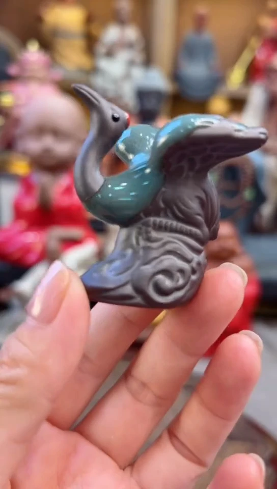 紫砂茶宠器闵茶宠摆件