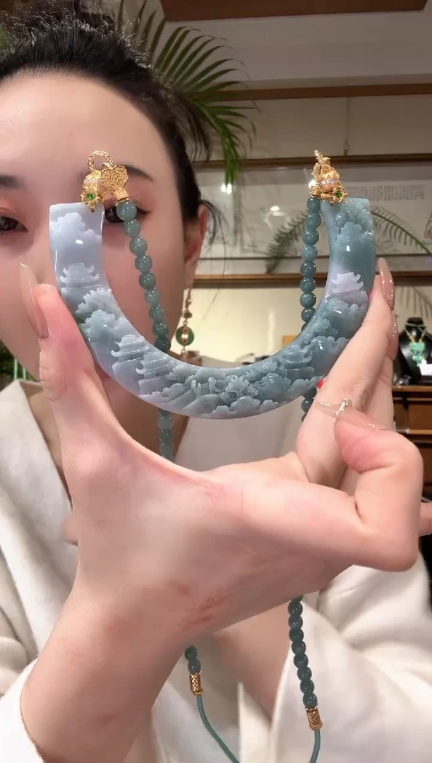 【闪购商品】翡翠颈饰未镶嵌国风