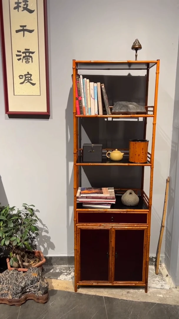 竹梅鹿竹书柜湖南九嶷山