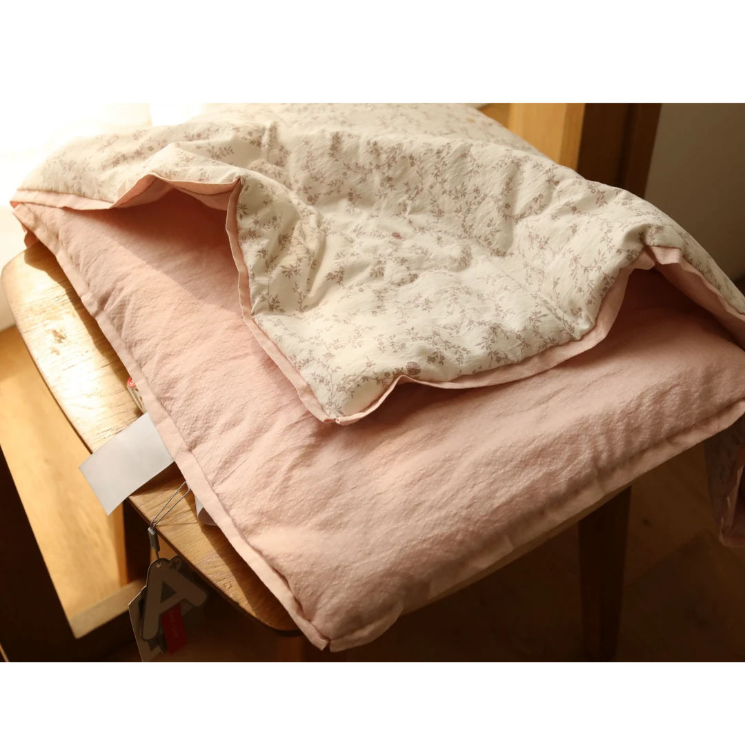 A类皱皱纱大豆纤维被子碎花夏凉被空调被单人春秋被可机洗